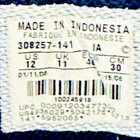 EUC! MENS NIKE AIR 2 COMFORT WHITE AND NAVY - Picture 8 of 10